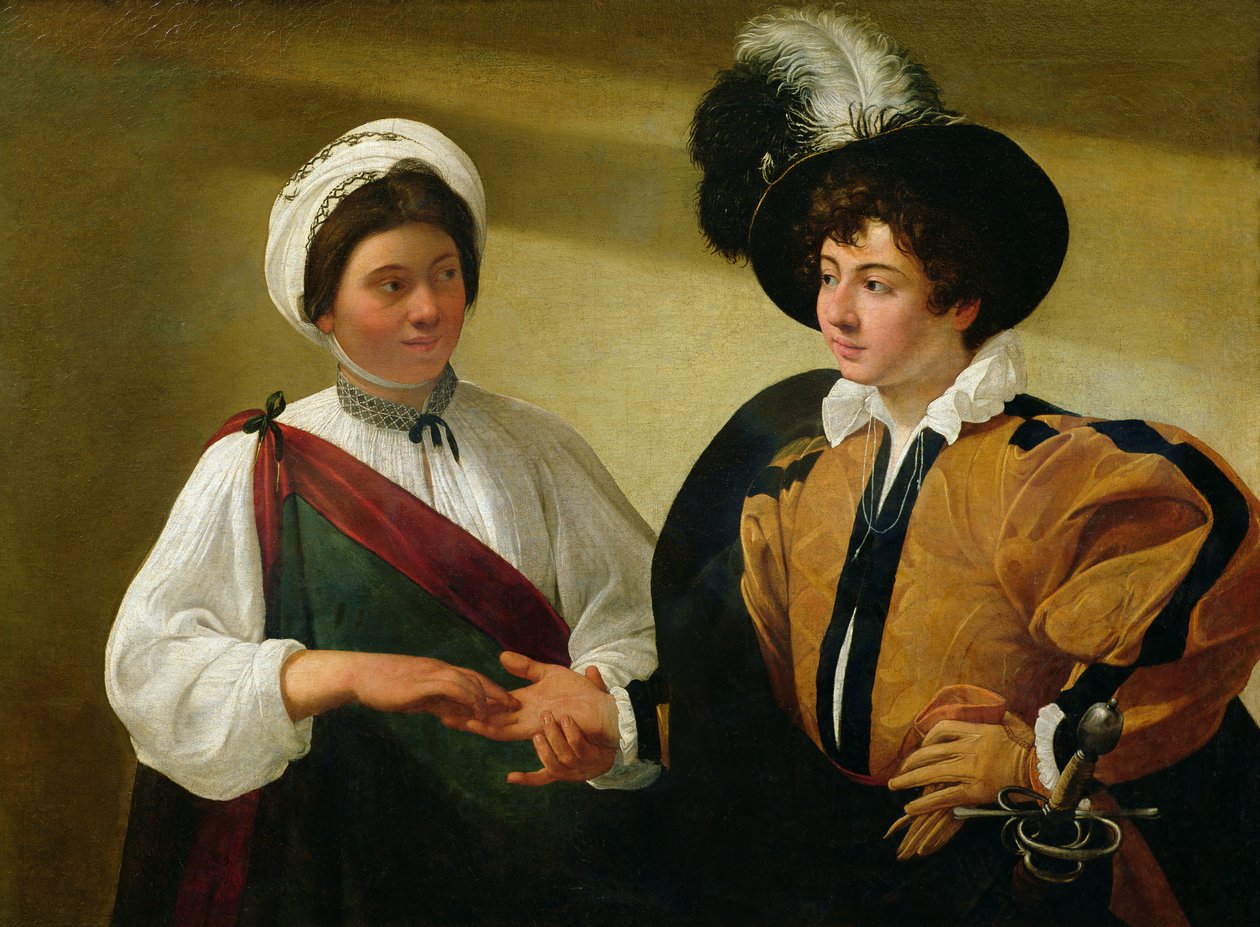 La Adivina, c.1596-97 de Michelangelo Merisi Caravaggio