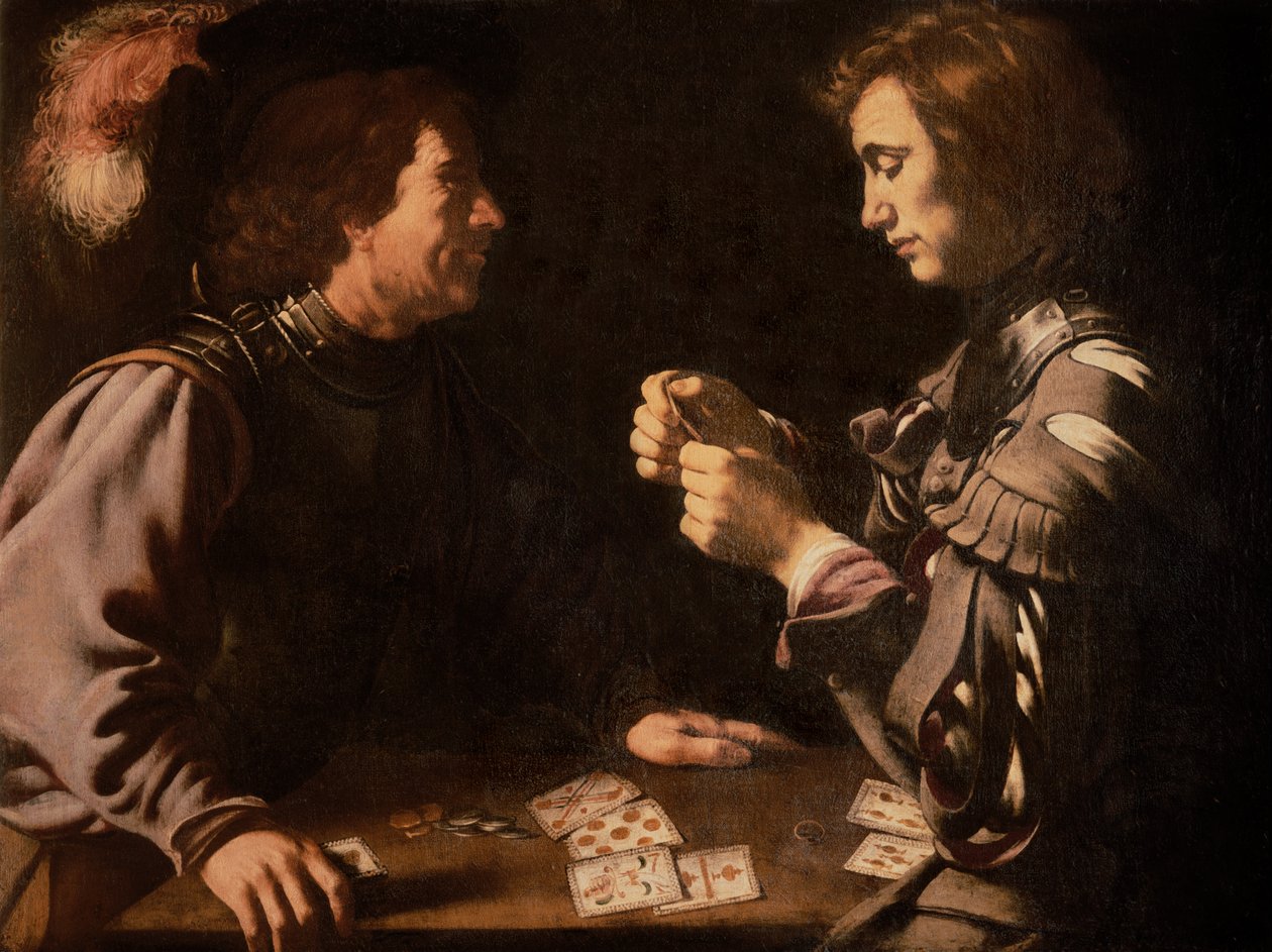 Los jugadores de Michelangelo Merisi Caravaggio