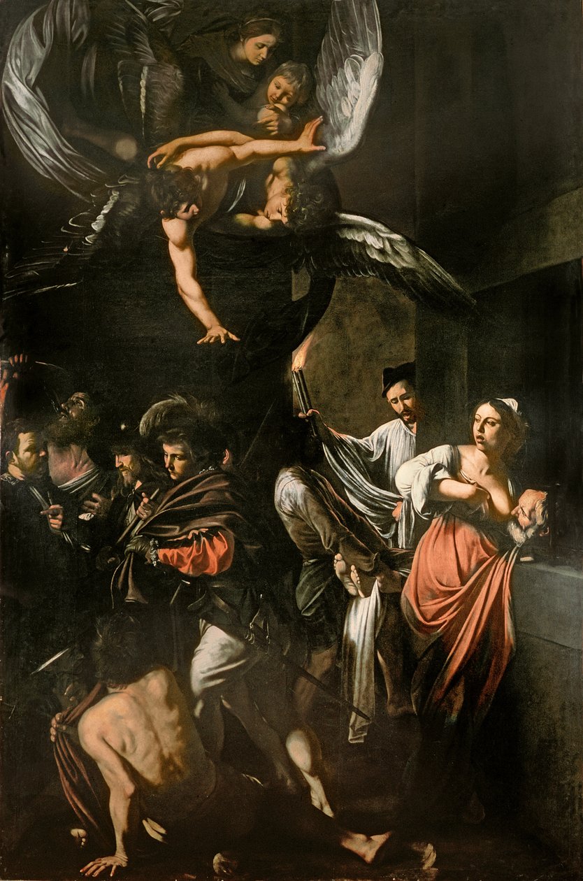 Las siete obras de misericordia, 1607 de Michelangelo Merisi Caravaggio