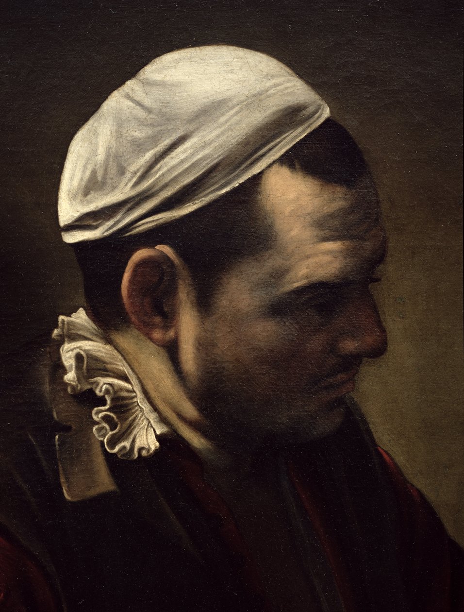 La Cena en Emaús, 1601 (detalle) de Michelangelo Merisi Caravaggio