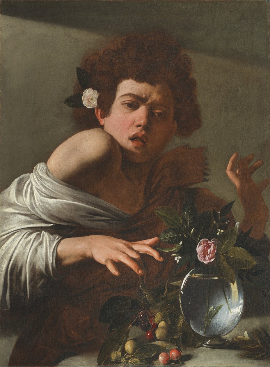 Niño mordido por un lagarto, c.1595-1600 de Michelangelo Merisi Caravaggio