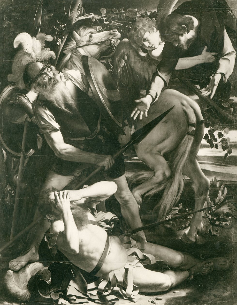 La conversión de San Pablo de Michelangelo Merisi Caravaggio