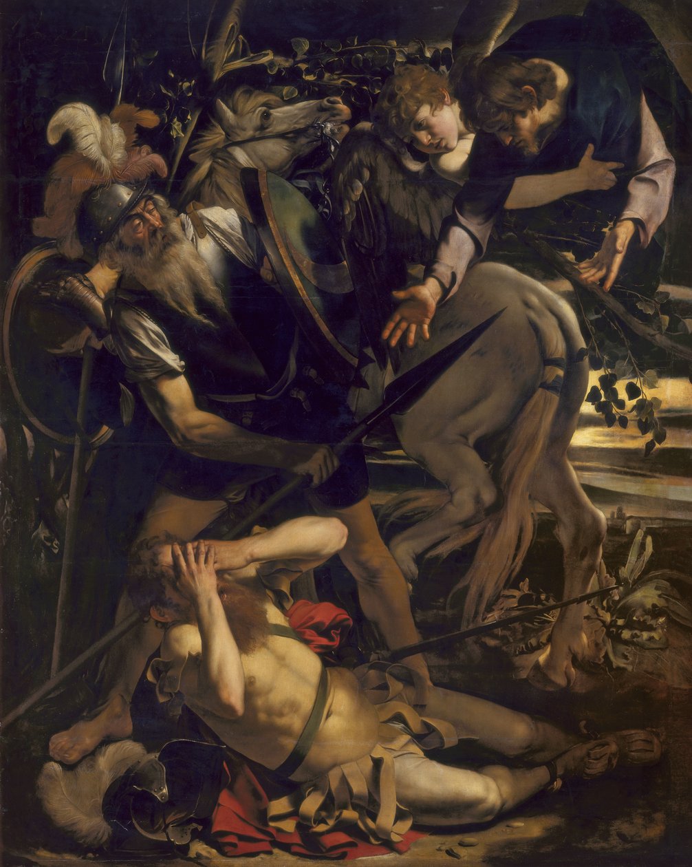 La conversión de San Pablo de Michelangelo Merisi Caravaggio