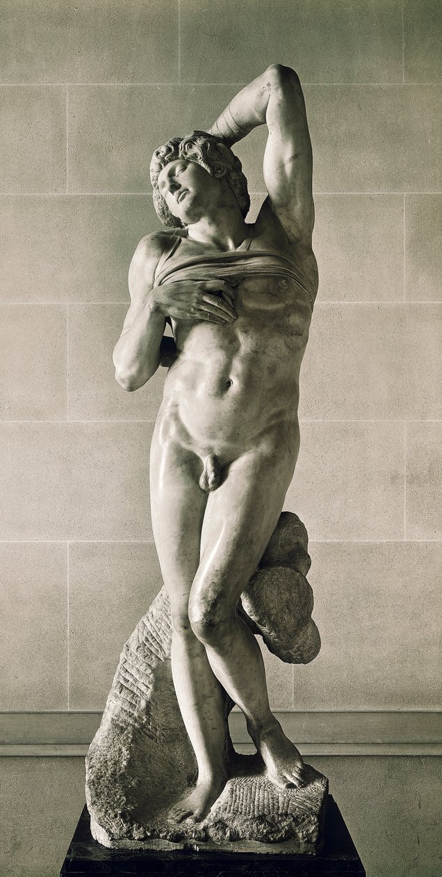 Cautivo, llamado El esclavo moribundo de Michelangelo Buonarroti