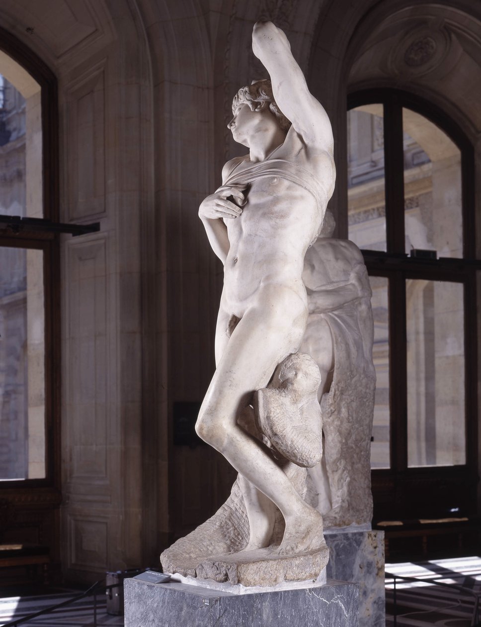 Cautivo, conocido como El Esclavo Moribundo de Michelangelo Buonarroti