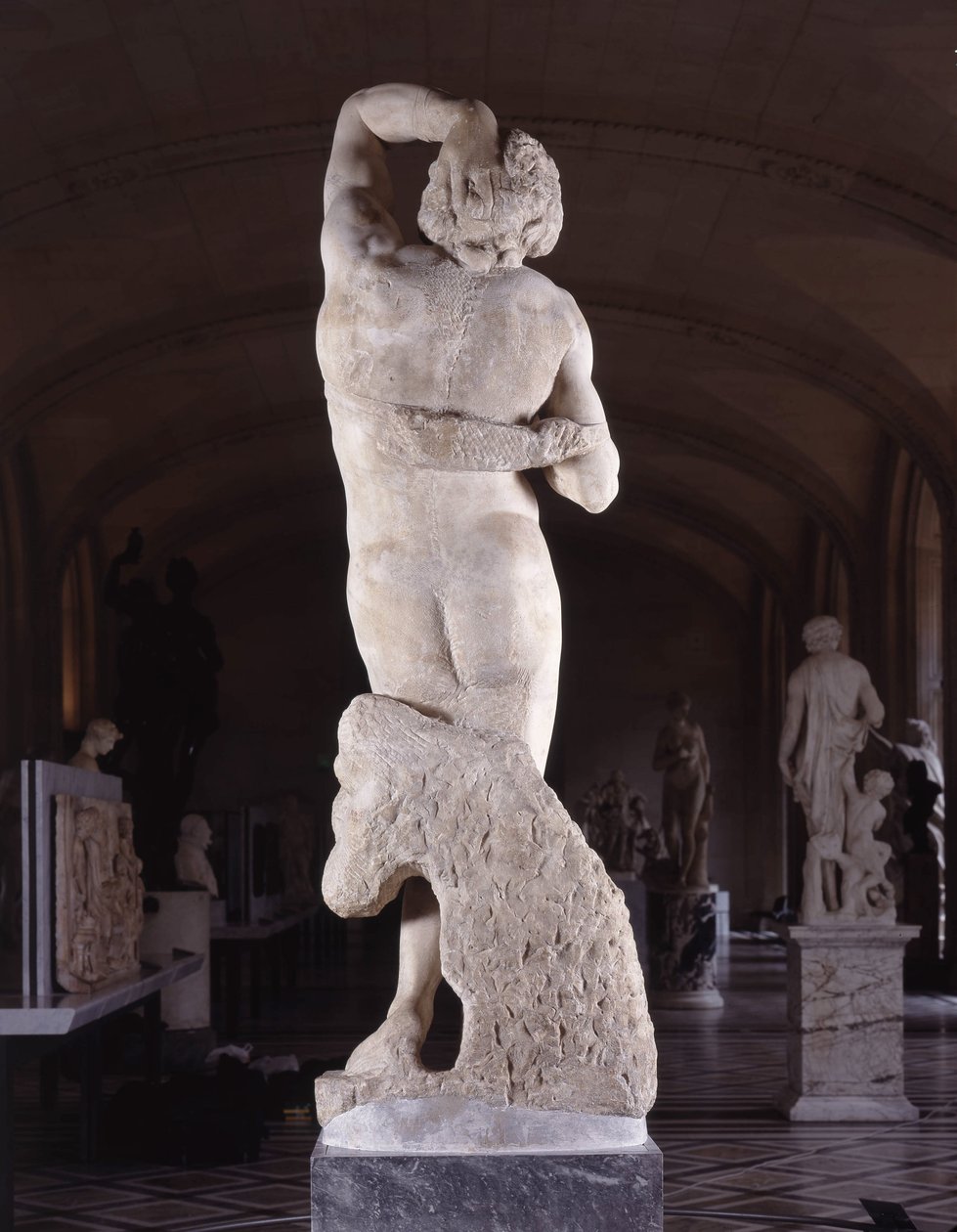Cautivo, conocido como El Esclavo Moribundo de Michelangelo Buonarroti