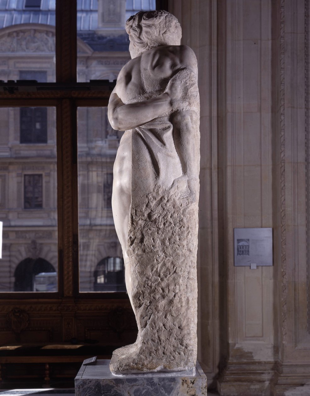 Cautivo, conocido como El Esclavo Rebelde de Michelangelo Buonarroti