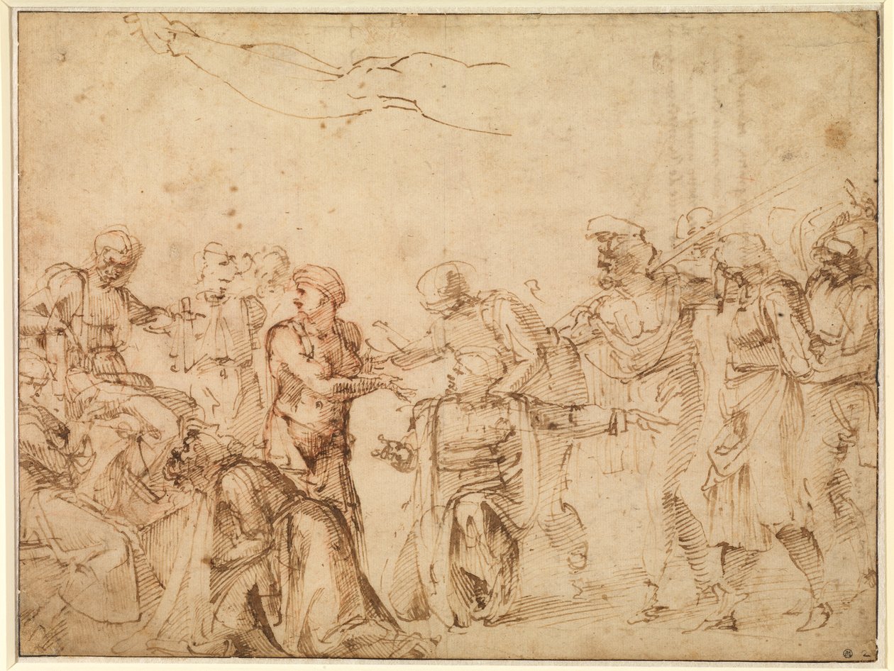 Cristo ante Pilato de Michelangelo Buonarroti