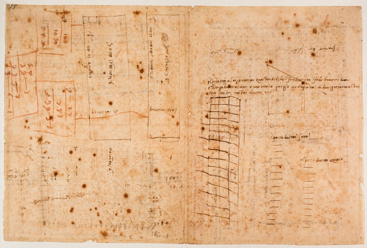 Recuentos de trabajos de albañilería de Michelangelo Buonarroti