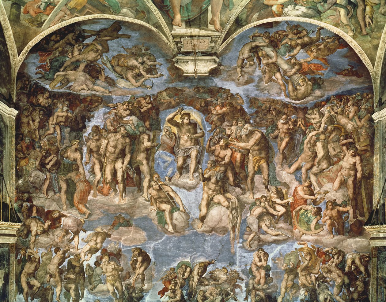 El Juicio Final, de la Capilla Sixtina de Michelangelo Buonarroti