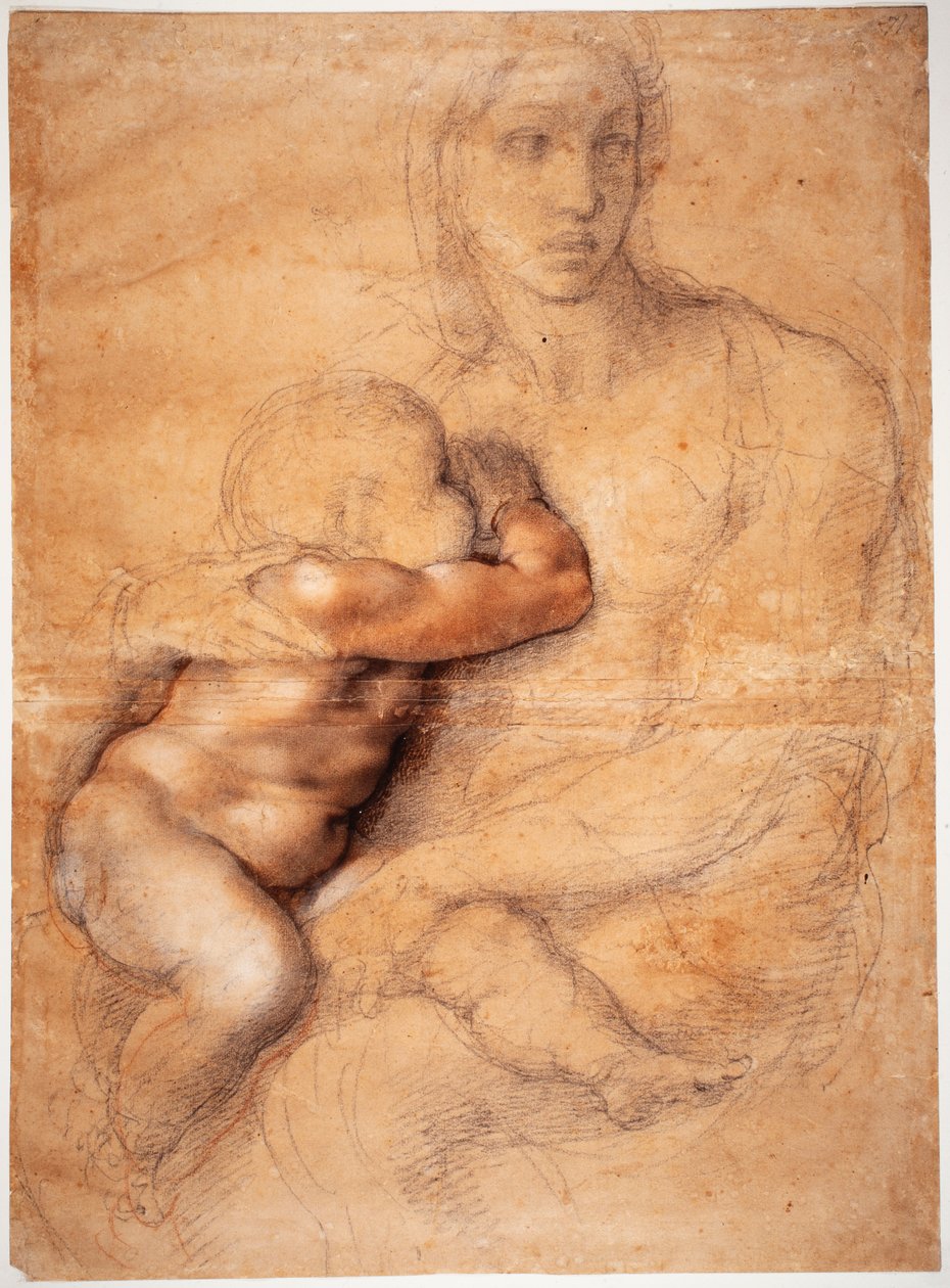 Virgen con el Niño de Michelangelo Buonarroti