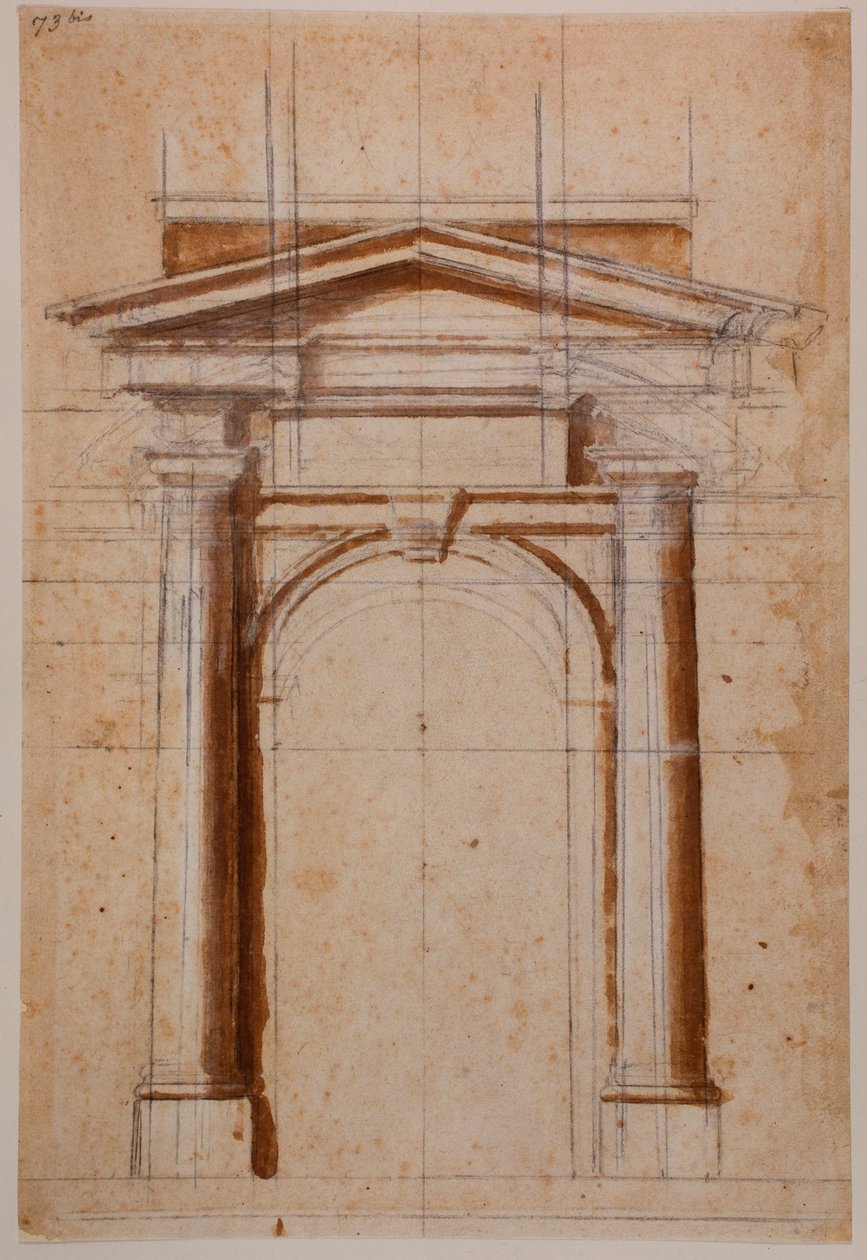 Estudio del portal de Michelangelo Buonarroti