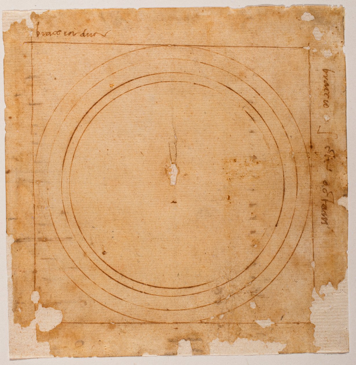Bocetos para la cúpula de Santa Maria del Fiore de Michelangelo Buonarroti
