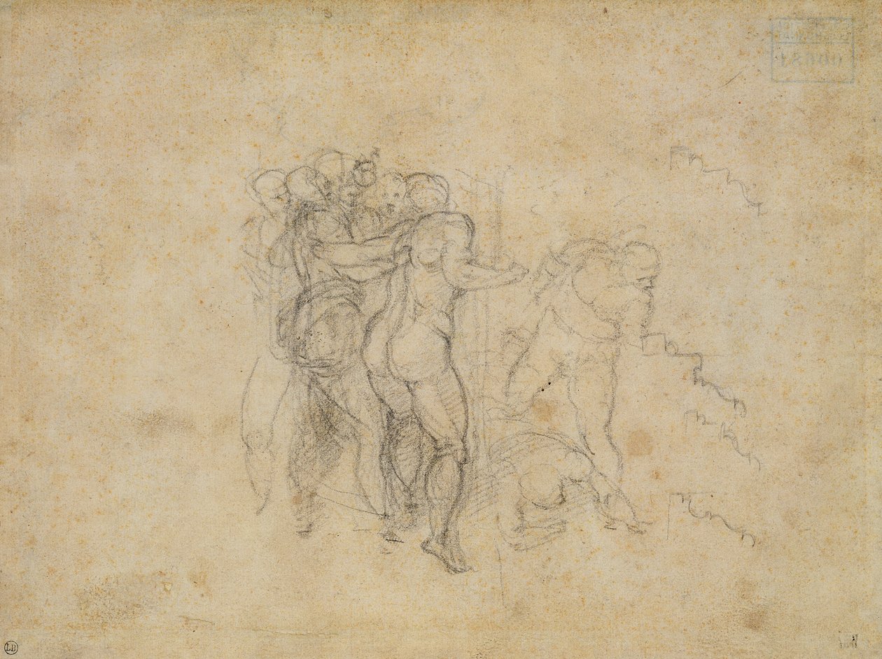 Estudio para el Juicio Final de Michelangelo Buonarroti