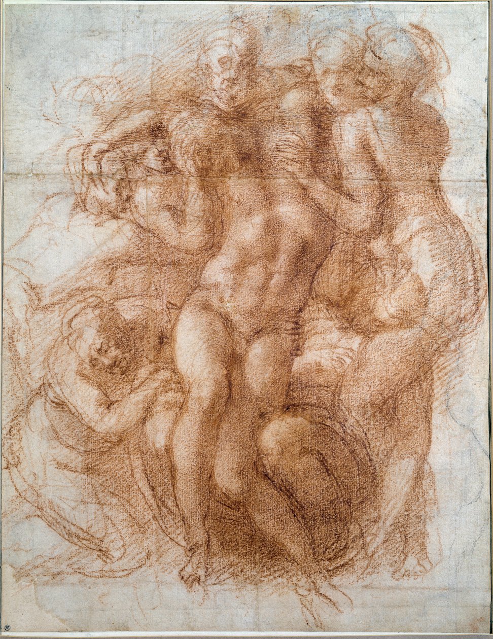 Estudio para la Piedad de Michelangelo Buonarroti