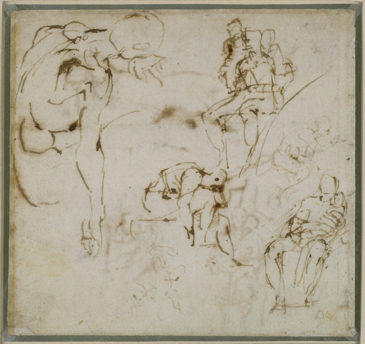 Estudio de figuras, c.1511 de Michelangelo Buonarroti