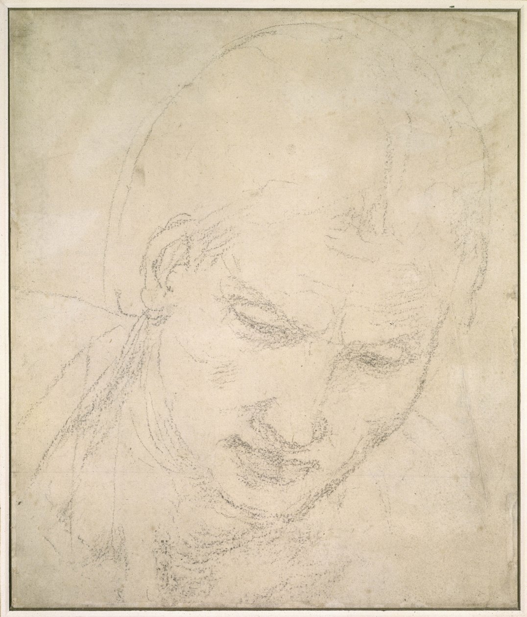 Estudio de una Cabeza de Michelangelo Buonarroti