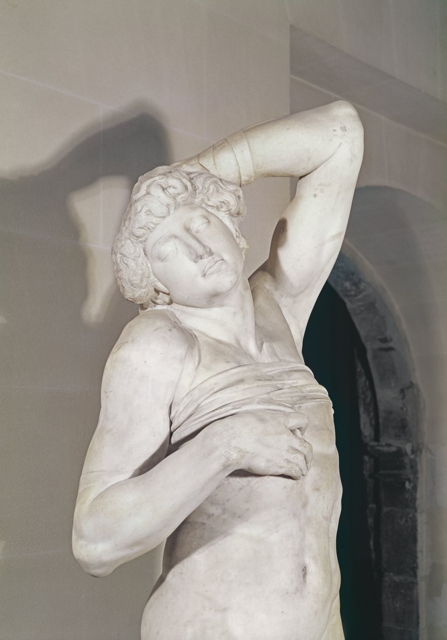 El esclavo moribundo, 1513-15 de Michelangelo Buonarroti