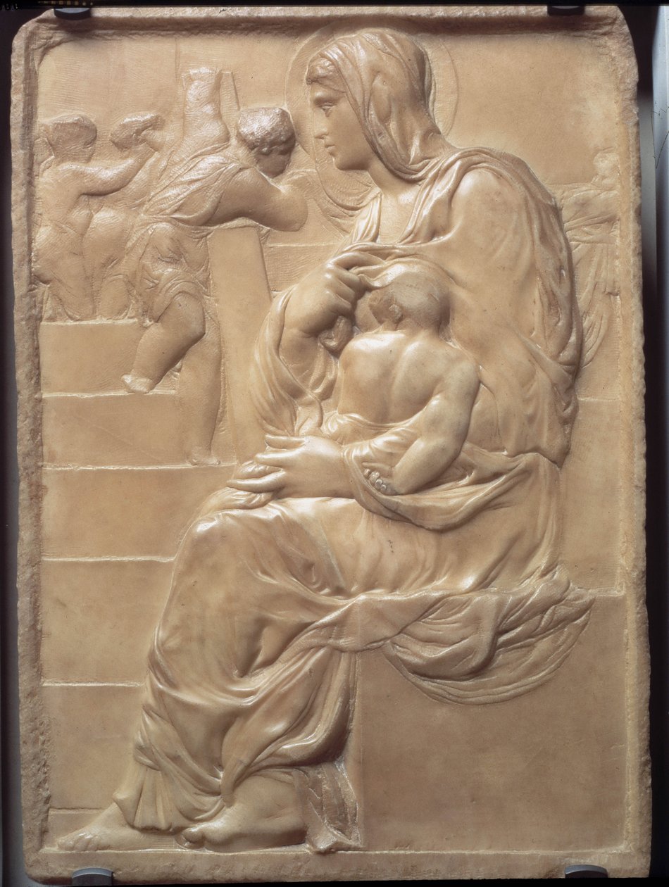 La Madonna de las Escaleras de Michelangelo Buonarroti