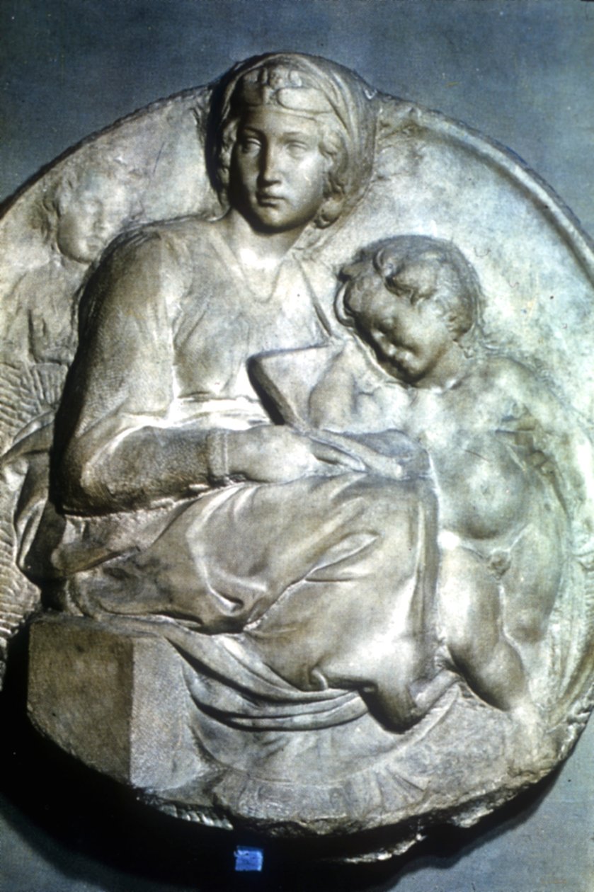 Virgen y Niño, 1504-1505 de Michelangelo Buonarroti