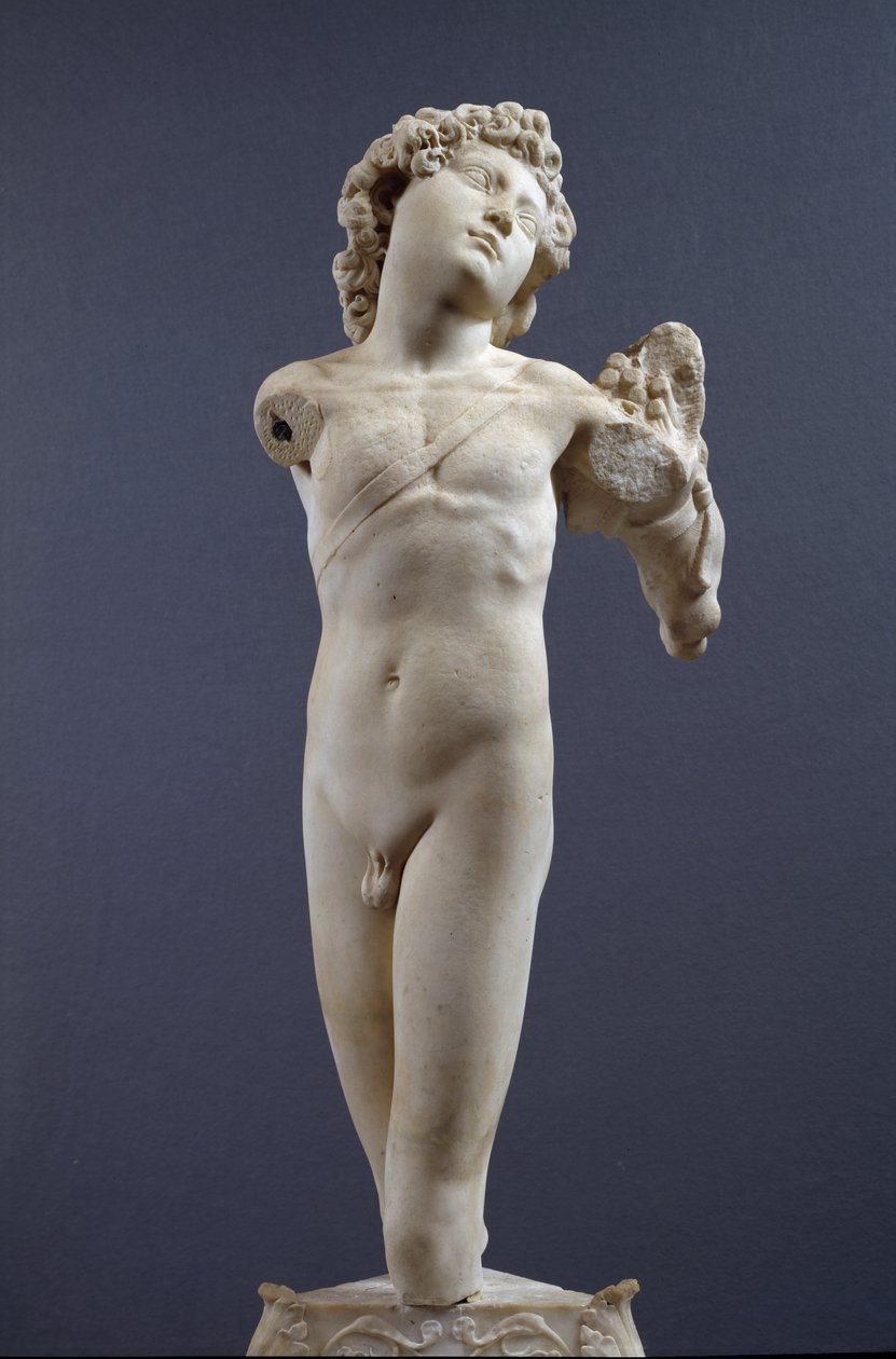 Joven arquero, c.1490 (mármol) de Michelangelo Buonarroti