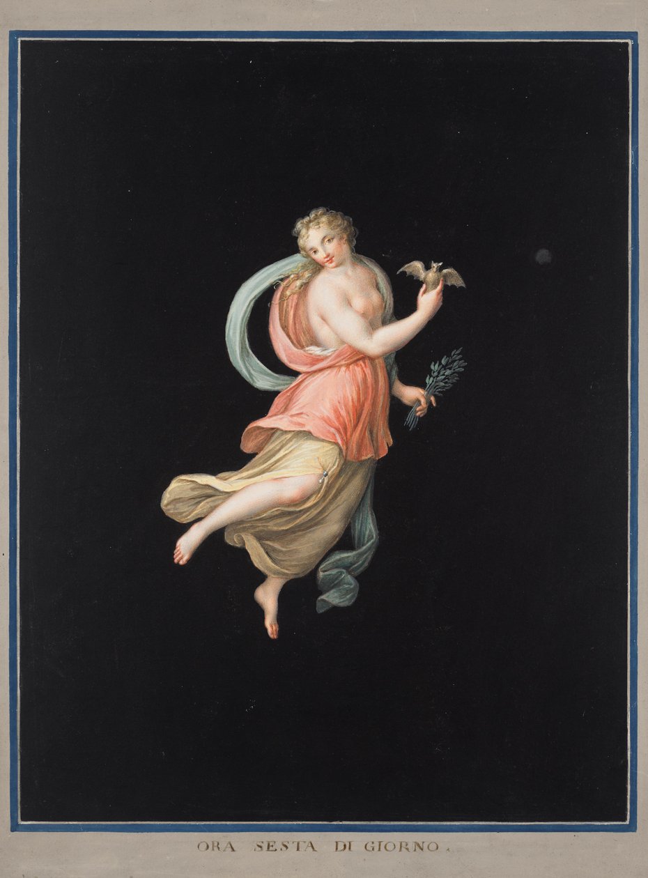 Alegoría femenina de la noche de Michelangelo Maestri