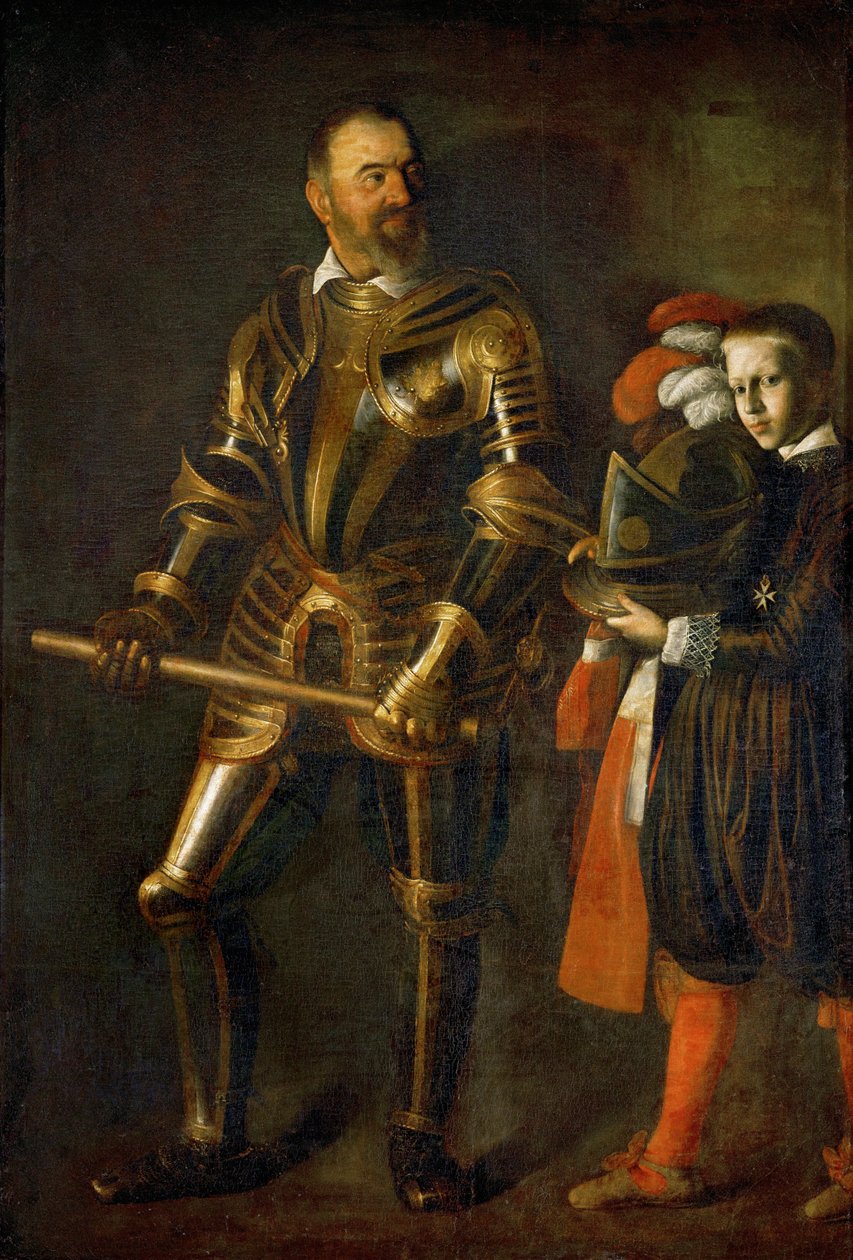 Alof de Vignacourt, gran maestre de la Orden de Malta de Michelangelo Merisi da Caravaggio
