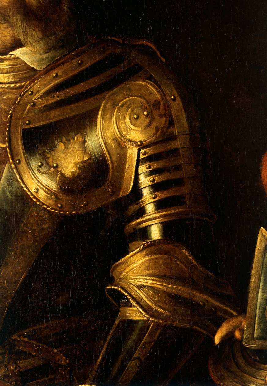 Retrato de Alof de Wignacourt con su paje (detalle) de Michelangelo Merisi da Caravaggio