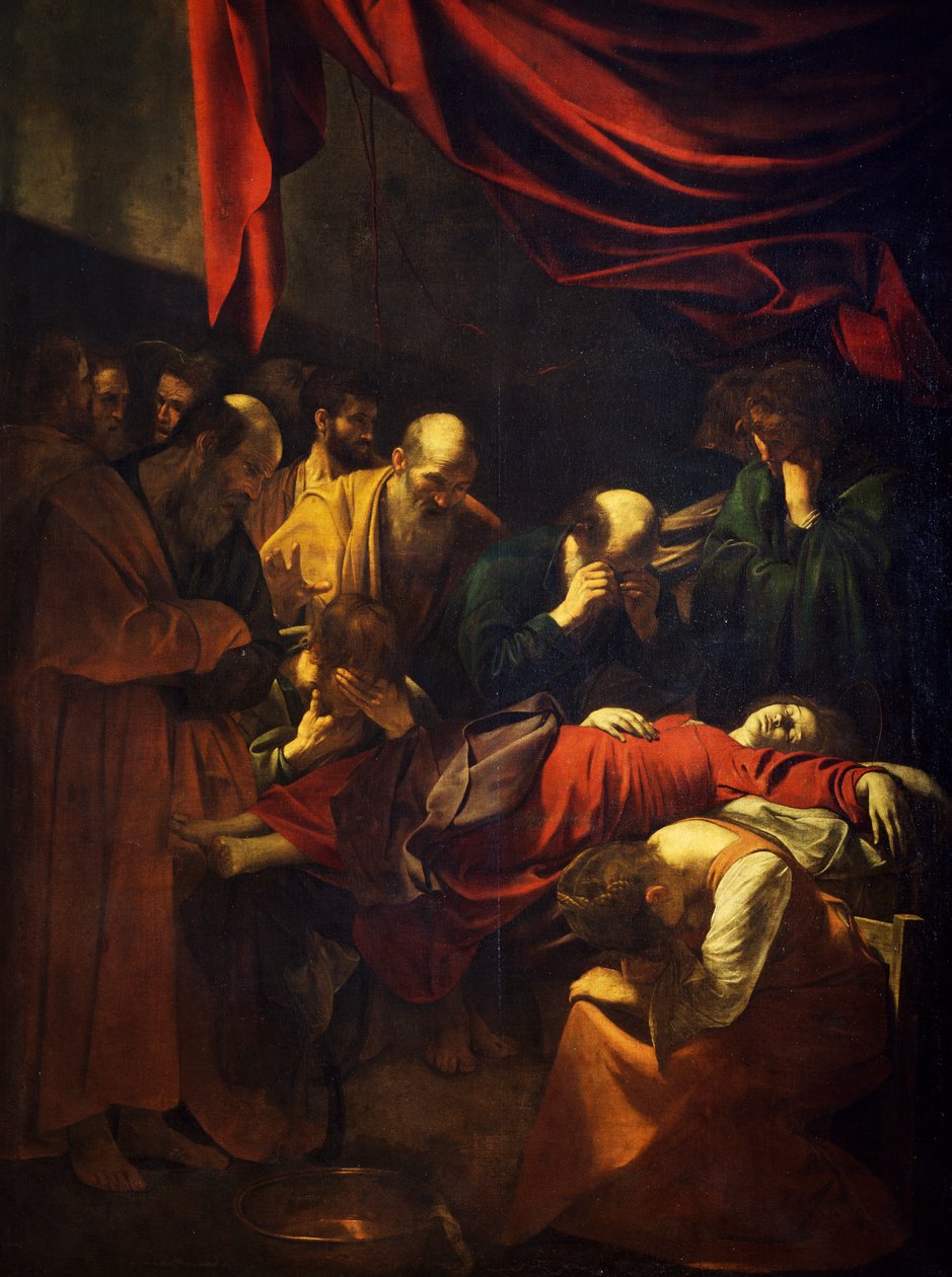 La muerte de la Virgen de Michelangelo Merisi da Caravaggio