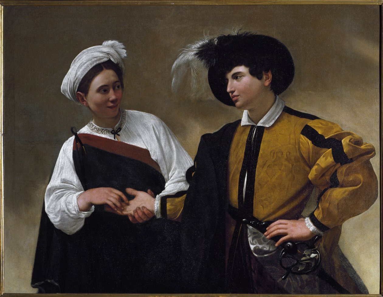 El adivino de Michelangelo Merisi da Caravaggio