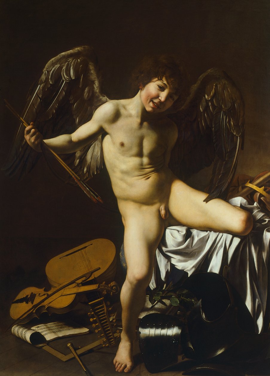 Cupido victorioso de Michelangelo Merisi da Caravaggio