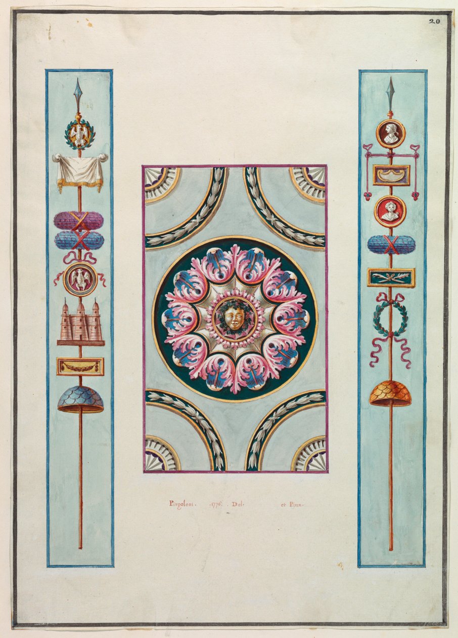 Decoración de pared de Michelangelo Pergolesi