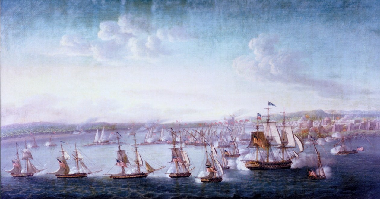Bombardeo de Trípoli de Michele Felice Corne