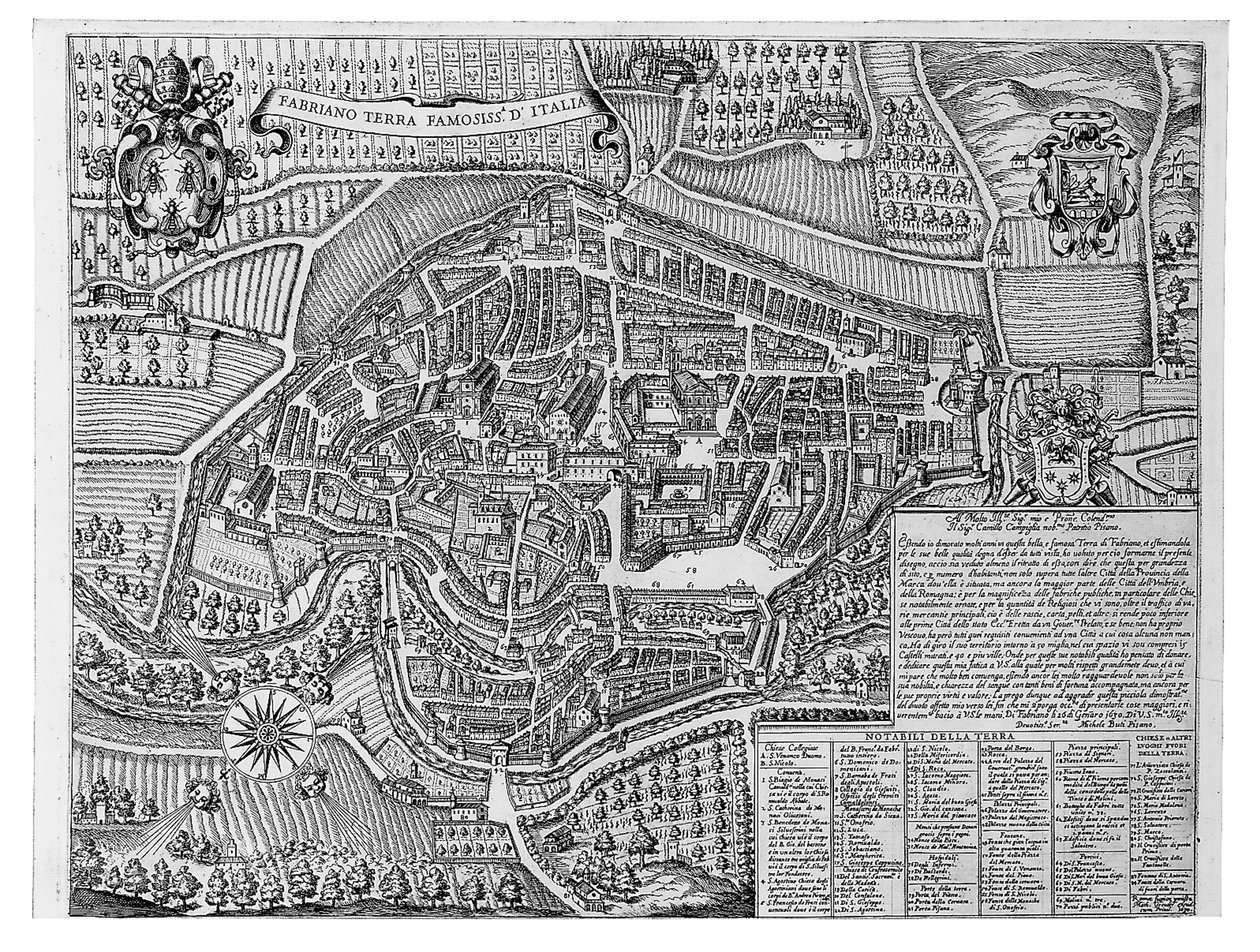 Fabriano Terra Famosissima di Italia, 1630 de Michele Buti