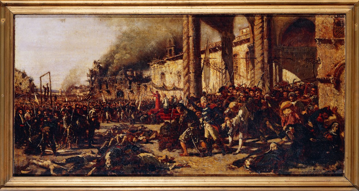 Italia, Nápoles, Las Masacres de Altamura de Michele Cammarano