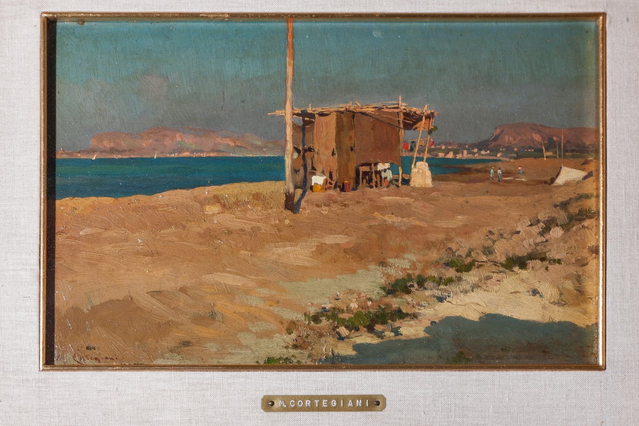 Playa y cabaña de Michele Cortegiani