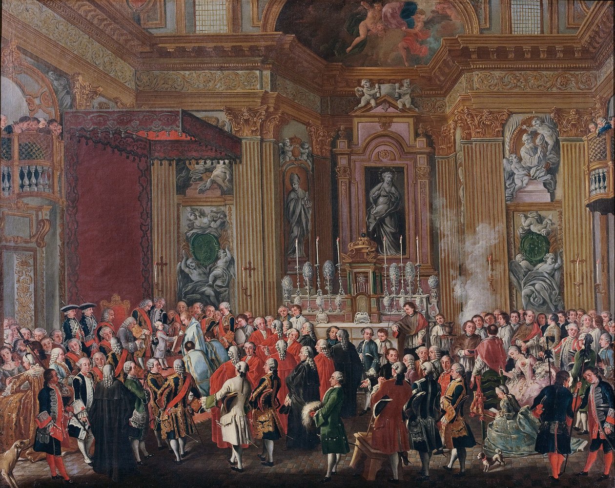 "Jura de Fernando IV como rey de Nápoles" de Michele Foschini