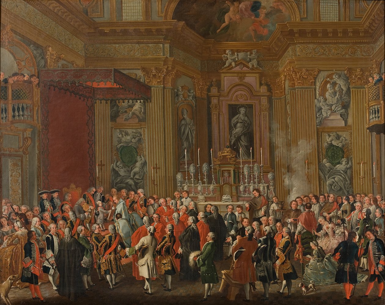 "Jura de Fernando IV como rey de Nápoles" de Michele Foschini