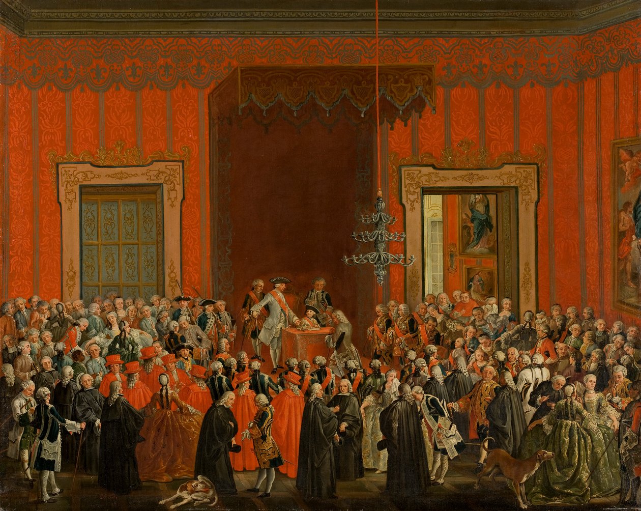 Spanish: Carlos III renuncia a la corona de Nápoles de Michele Foschini