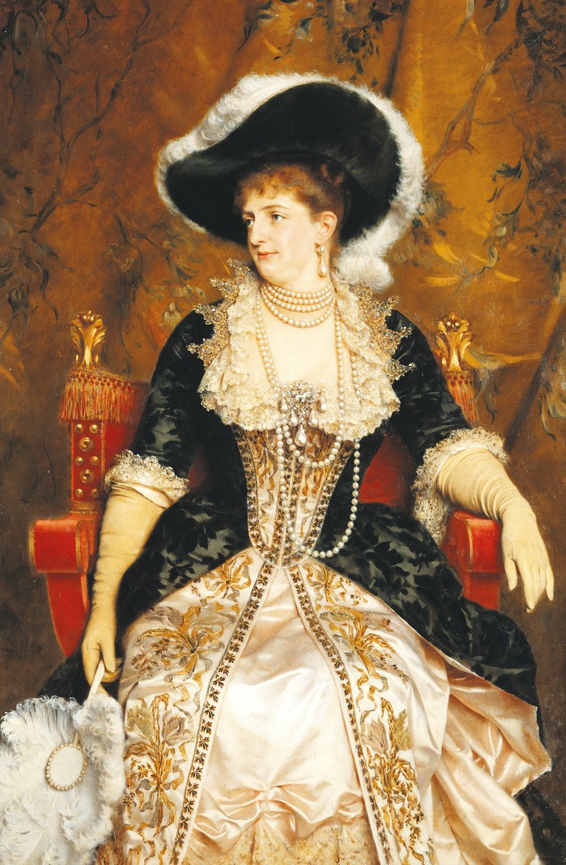 Retrato de Margarita de Saboya de Michele Gordigiani