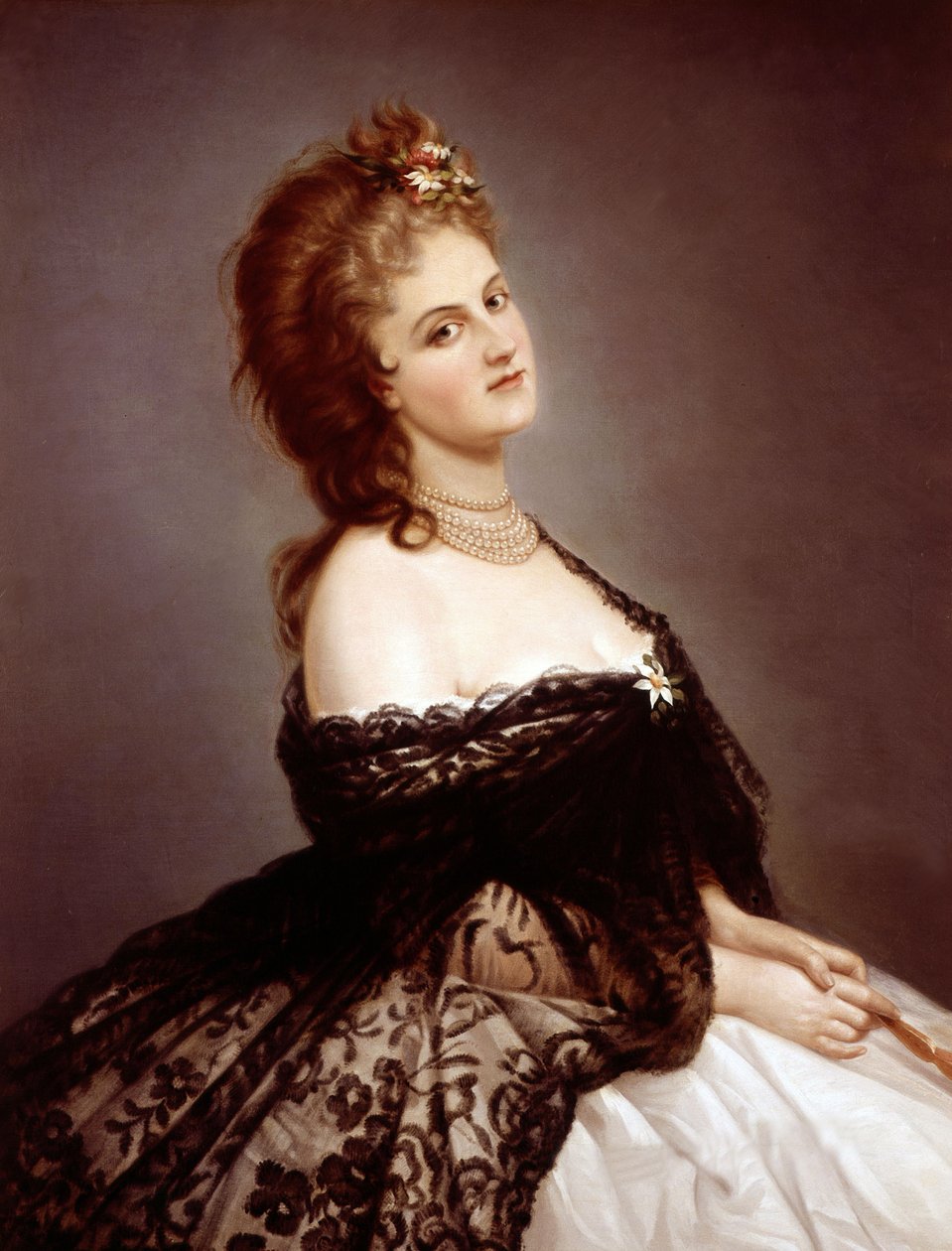 Virginia Oldoini, Condesa de Castiglione, después de una foto de Pierre-Louis Pierson, 1862 de Michele Gordigiani