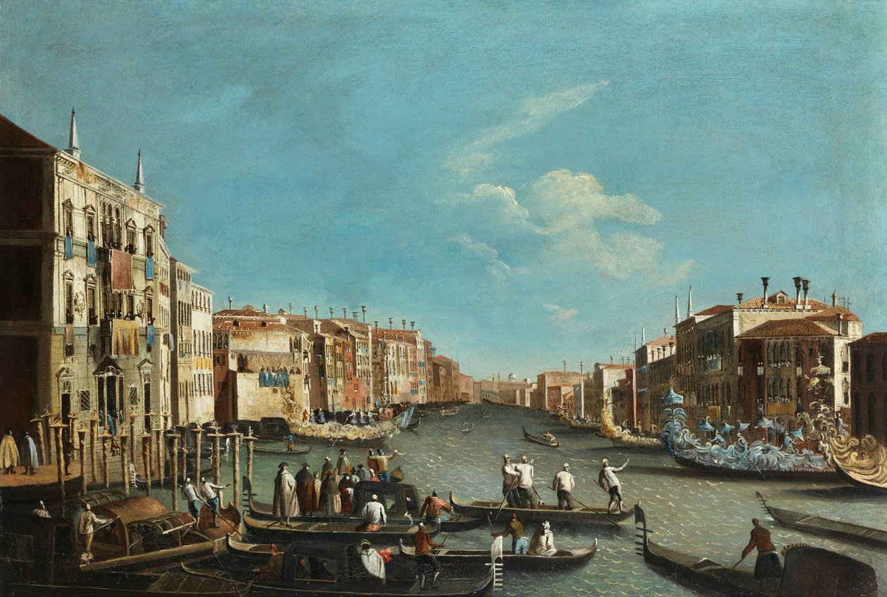 Festival Michele Marieschi en el Gran Canal de Michele Marieschi