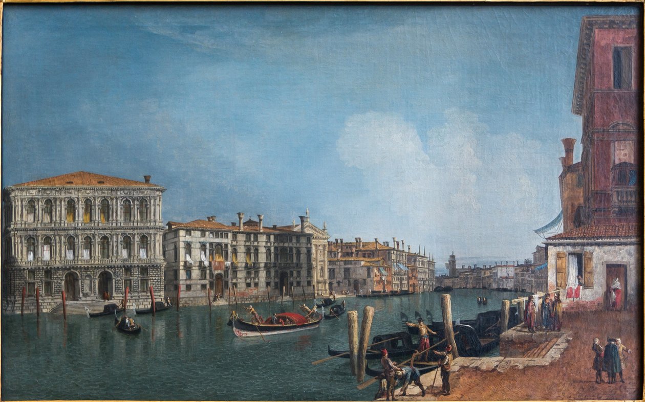 Vista del Gran Canal cerca de Cà Pesaro de Michele Marieschi