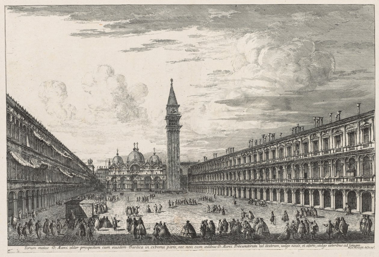 Views of Venice:  Piazzo S. Marco de Michele Marieschi