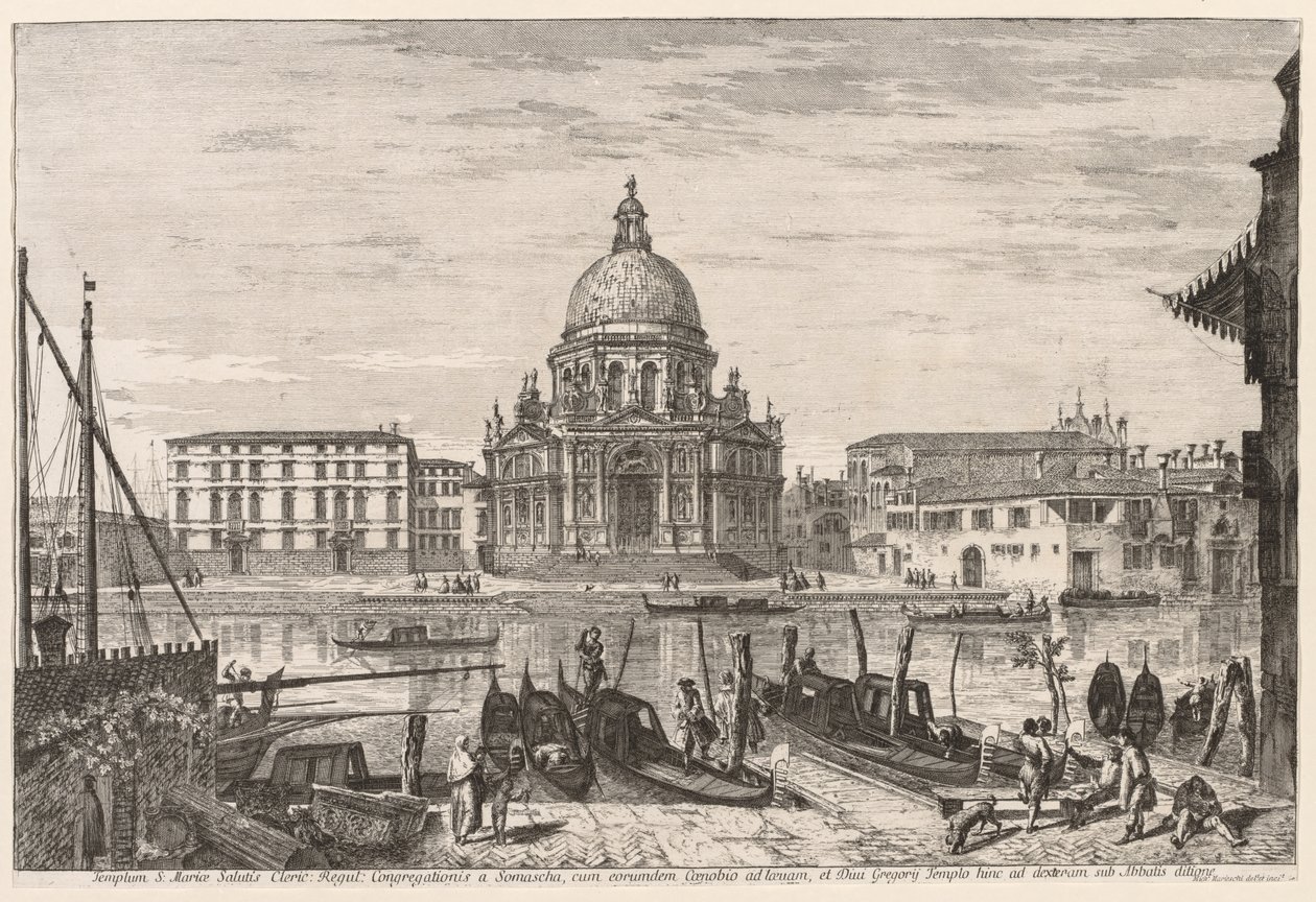 Vistas de Venecia: S. M. Della Salute, 1741 de Michele Marieschi