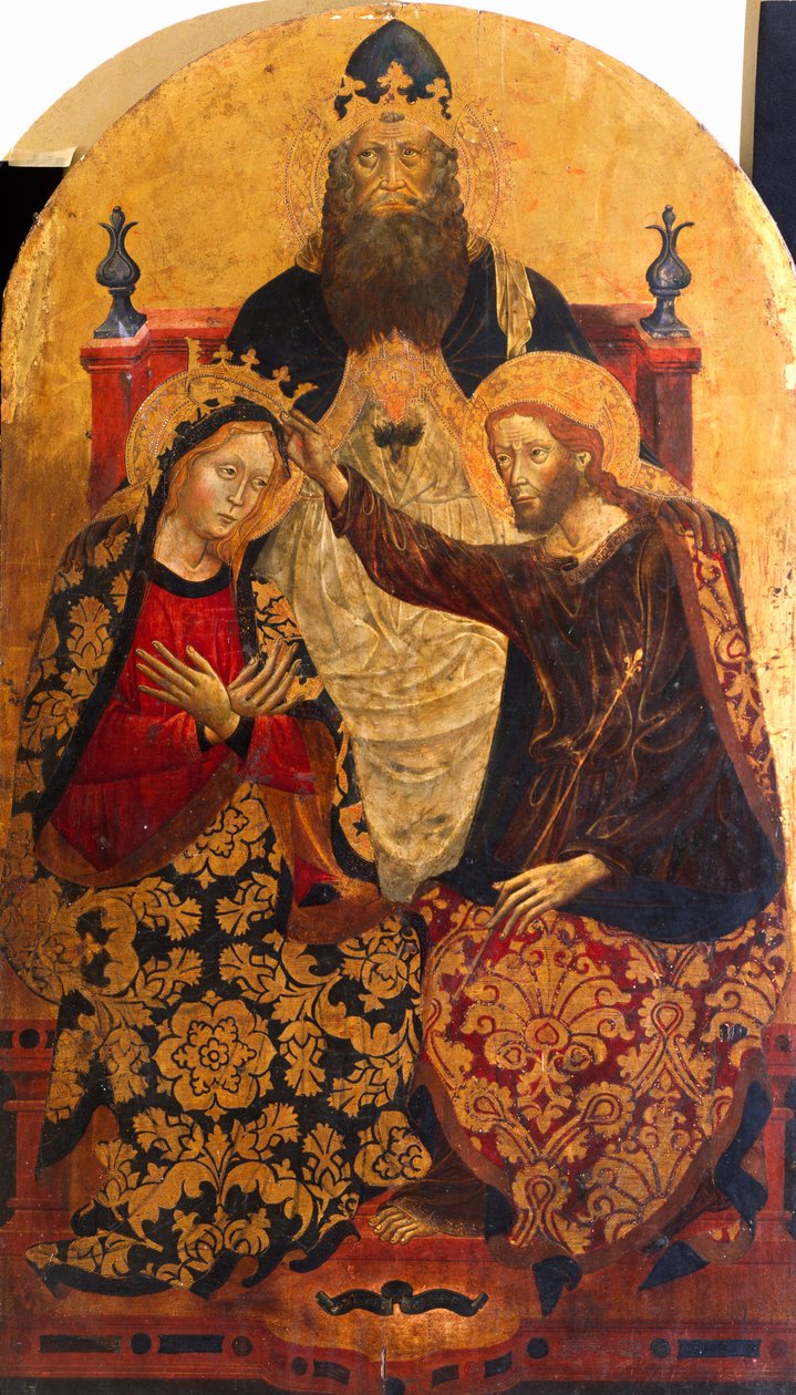 Coronación de María de Michele di Matteo da Bologna (activo 1410-1469) de Michele di Matteo da Bologna