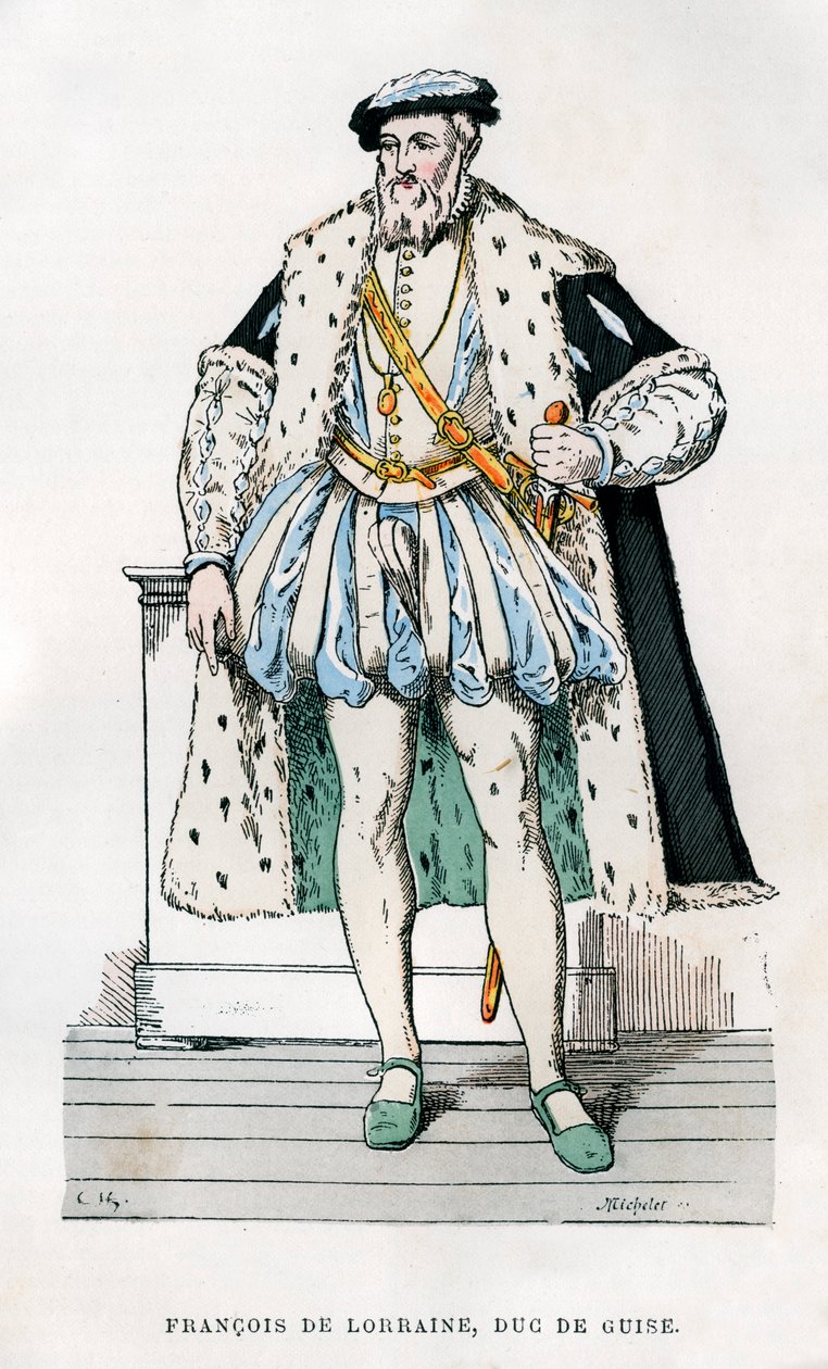 Francisco de Lorena, 2º duque de Guisa, soldado y político francés, siglo XVI, 1882-1884 de Micheler