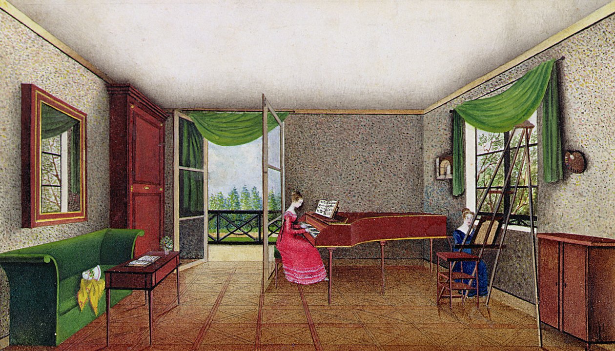 Un interior ruso de Micheline Blenarska