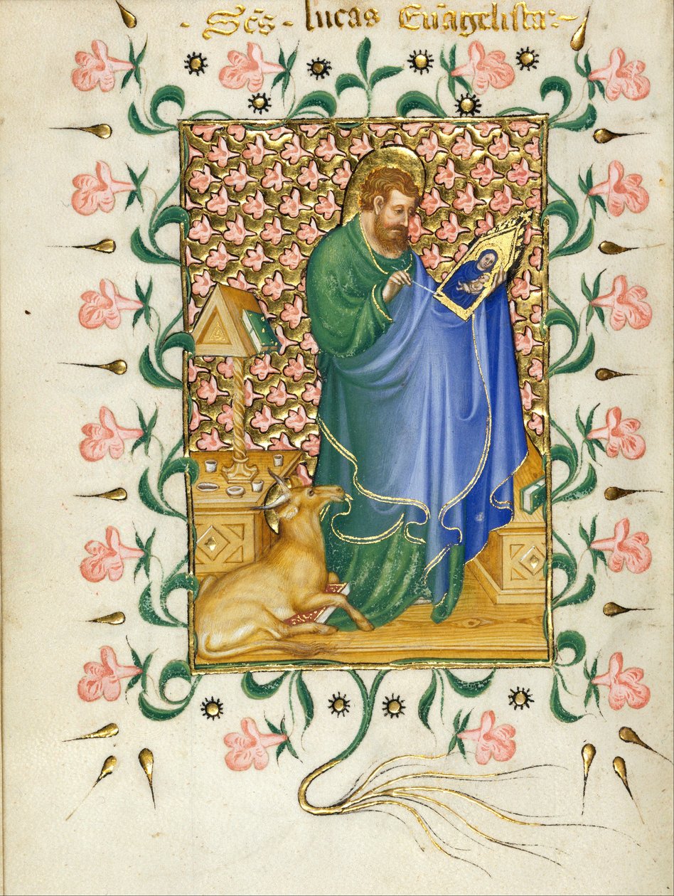 San Lucas Pintando a la Virgen de Michelino Molinari da Besozzo