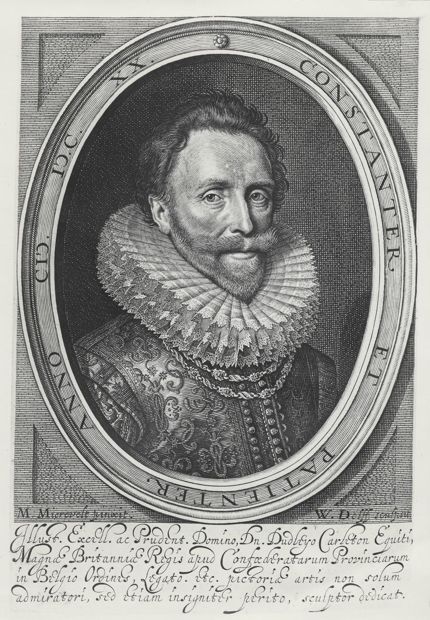 Dudley Carleton, 1er Vizconde Dorchester, 1620 de Michiel Jansz van Mierevelt